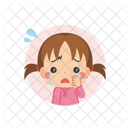Crying Little Girl  Icon