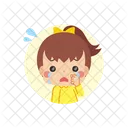 Crying Little Girl  Icon