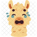 Llama Tears Sad Icon