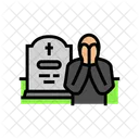 Crying Person Grave Icon