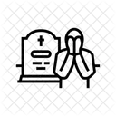 Crying Person Grave Icon