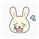 Rabbit Cry Sad Icon