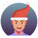 Santa Christmas Avatar Icône