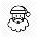 Crying santa claus  Icon