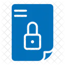 Cryptage De Fichiers Cryptage De Documents Securite Des Donnees Icône