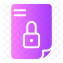 Cryptage Donnees Cryptees Icône