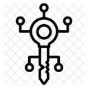 Cryptage A Cle Icon
