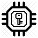Cryptage Par Cle Cryptage Des Donnees Micropuce Icon