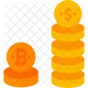 Bitcoin Crypto Digital Money Icon