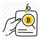 Crypto Analysis Bitcoin Analysis Crypto Report Icône