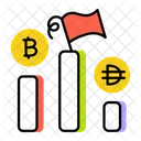 Bitcoin Analysis Crypto Analysis Crypto Analytics Icône