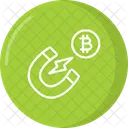 Crypto Attraction Cryptocurrency Magnet Icon