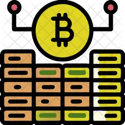 Crypto Bitcoin  Icon