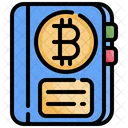 Crypto Book Crypto Diary Bitcoin Databook Icon