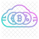 Cloud Storage Crypto Blockchain Storage Icon