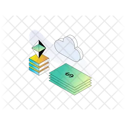 Crypto cloud  Icon
