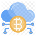Crypto Cloud Bitcoin Cloud Cloud Icon