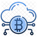 Cloud Cloud Computing Bitcoin Icon