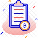 Crypto Contract Bitcoin Smart Contracts Icon