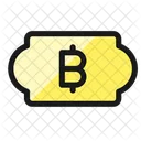 Crypto Currency Bitcoin Bill  Icon