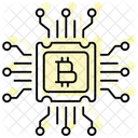 Crypto Currency Microchip  Icon