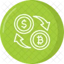 Crypto Exchange Currency Cryptocurrency Icon