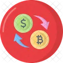 Crypto Exchange Ethereum Cryptocurrency Exchange Icon