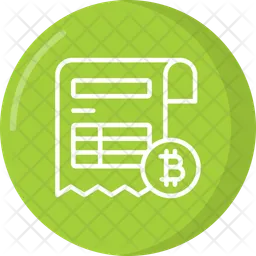 Facture crypto  Icône