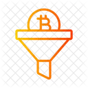 Entonnoir Crypto Entonnoir Bitcoin Logo Bitcoin Icône