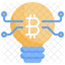 Crypto Idea Bitcoin Idea Crypto Bulb Icon