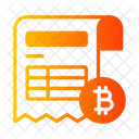 Crypto invoice  Icon