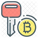 Crypto Key  Symbol