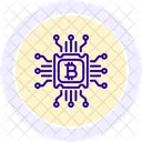 Crypto Lending Line Icon Icon