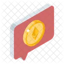 Message Cryptographique Chat Cryptographique Communication Icône