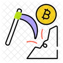 Bitcoin Mining Crypto Mining Mining Tool Icône