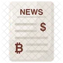 Crypto News Crypto Marketing Btc News Icon