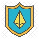 Crypto Cryptocurrency Protection Icon