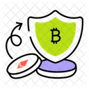 Crypto Insurance Crypto Security Bitcoin Insurance Icône