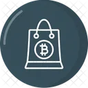 Crypto Shopping Cryptocurrency Bitcoin Icon