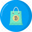 Crypto Shopping Cryptocurrency Digital Money Icon