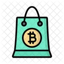 Crypto Shopping Cryptocurrency Digital Money Icon