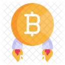 Bitcoin Startup Crypto Startup Blockchain Startup Icône