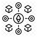 Crypto Technology Blockchain Network Icon