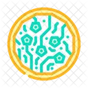Crypto Token Decentralized Icon