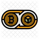 Crypto Transfer Bitcoin Transfer Transfer Icon