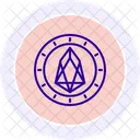 Crypto Transfer Line Icon Icon