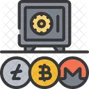 Crypto Virtual  Icon