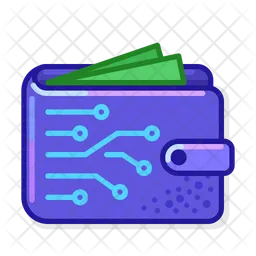 Crypto Wallet Cash  Icon