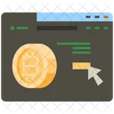 Crypto Website Online Crypto Bitcoin Trading Icon