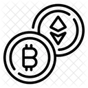 Cryptocurrencies Trading Money Icon